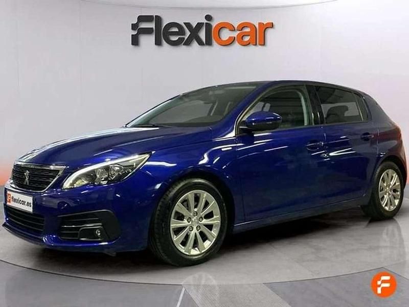 Usado Peugeot 308 Active 110 CV (80 kW) 2020 Azul Utilitario