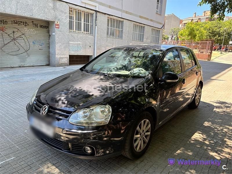 Usado VW Golf V 105 CV (77 kW) 2007 Negro Berlina