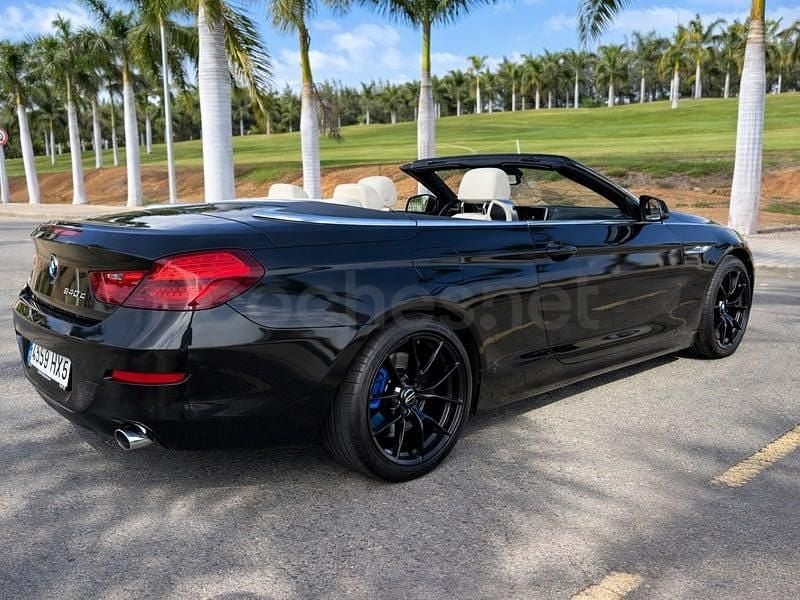 Usado BMW 640 Cabriolet 313 CV (230 kW) 2014 Negro Descapotable