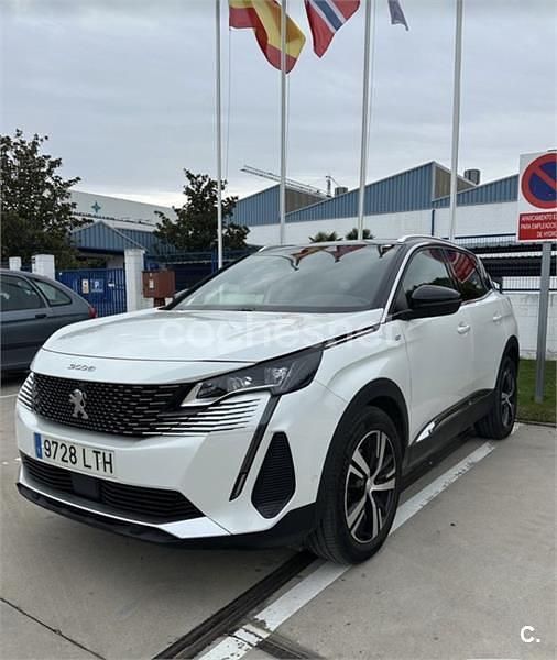 Usado Peugeot 3008 GT-line 130 CV (95 kW) 2021 Blanco SUV