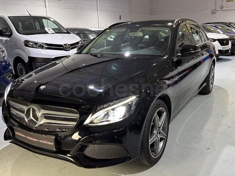 Usado Mercedes C220 170 CV (125 kW) 2016 Negro Familiar