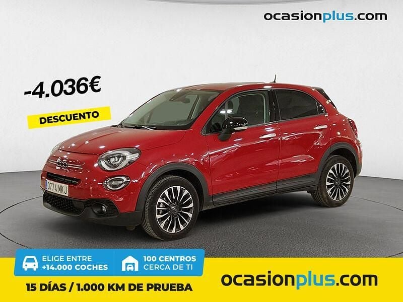 Rojo Usado 2023 Fiat 500X SUV | 18.550 € (Precio justo) - Imagen 1/4