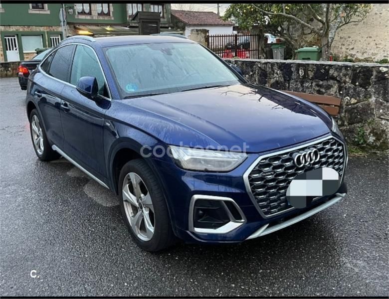 Azul Usado 2022 Audi Q5 Sportback S-Line SUV | 39.900 € - Imagen 1/4