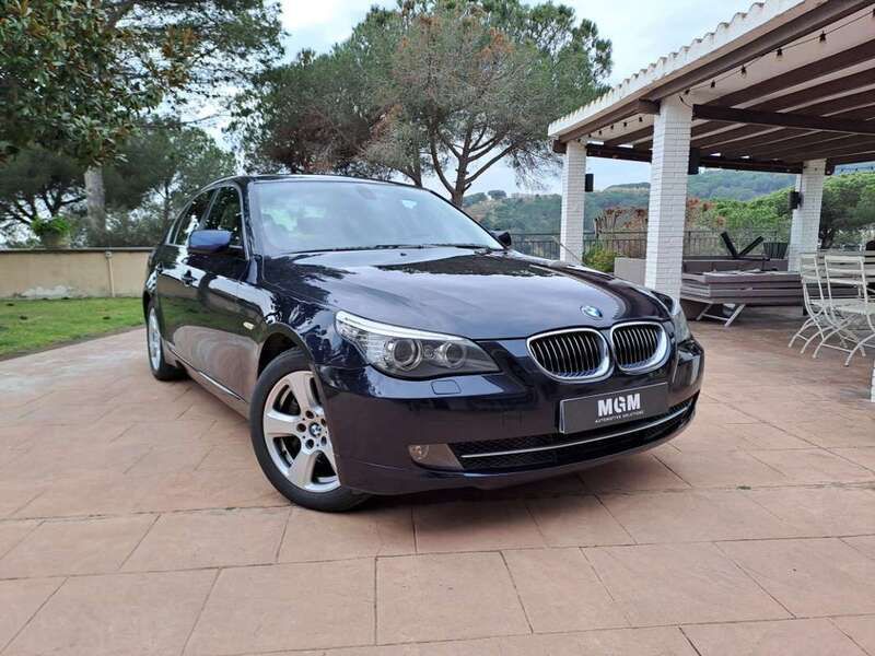 Azul Usado 2008 BMW 525 Berlina | 9990 € (Precio justo) - Imagen 1/4