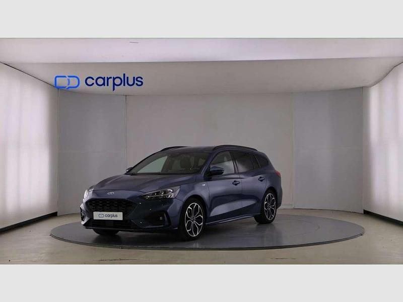 Brugt Ford Focus ST-Line 125 HK (91 kW) 2019 Blå Stationcar