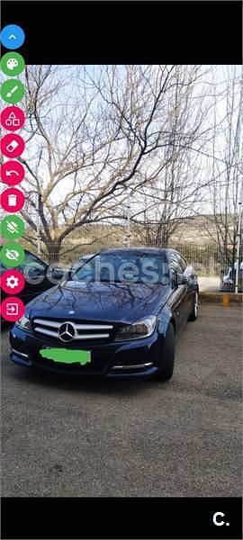 Usado Mercedes C220 170 CV (125 kW) 2012 Azul Coupe