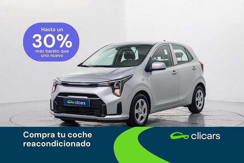 Gris Usado 2024 Kia Picanto Utilitario | 13.590 € (Precio justo) - Imagen 1/4