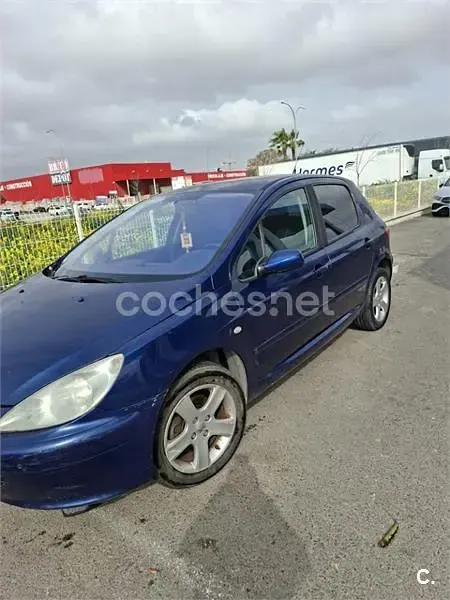 Usado Peugeot 307 136 CV (100 kW) 2003 Azul Familiar