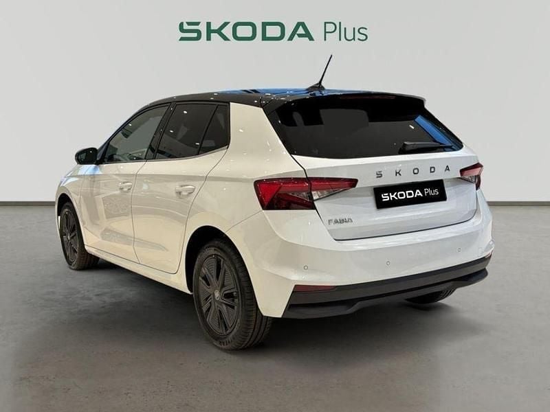 Ny Skoda Fabia Selection 116 HK (85 kW) 2025 Hvid Sedan