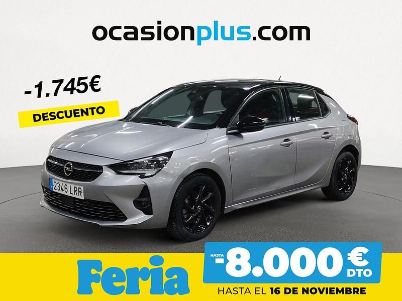 Gris / plata Usado 2021 Opel Corsa GS Line Berlina | 11.100 € (Precio justo) - Imagen 1/4