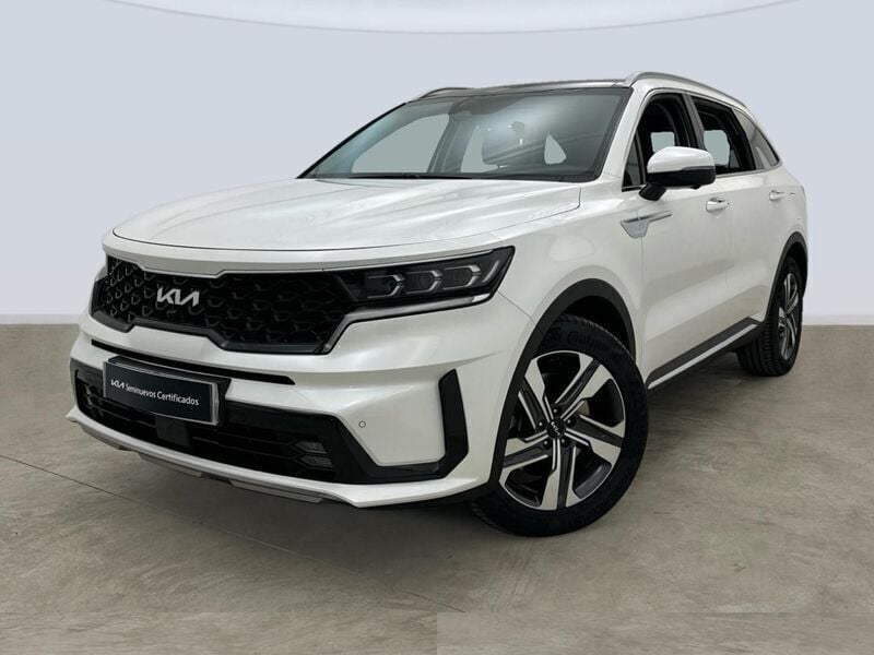 Snow white pearl (swp) Usado 2024 Kia Sorento SUV | 44.395 € (Precio justo) - Imagen 1/4