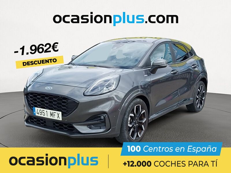 Gris Usado 2023 Ford Puma ST-Line X SUV | 18.990 € (Precio justo) - Imagen 1/4