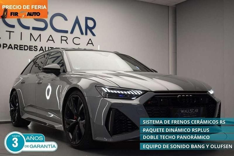 Gris Usado 2020 Audi RS6 Premium Familiar | 90.649 € (Precio justo) - Imagen 1/4