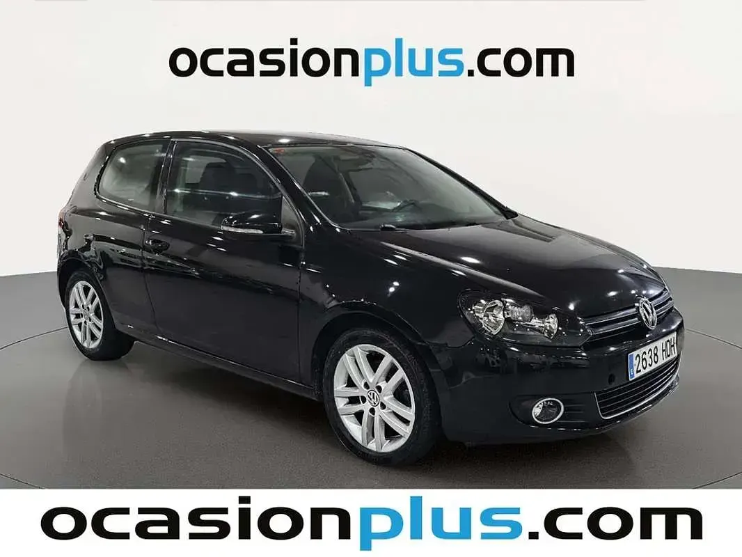 Usado VW Golf VI Sportline 105 CV (77 kW) 2011 Negro Utilitario