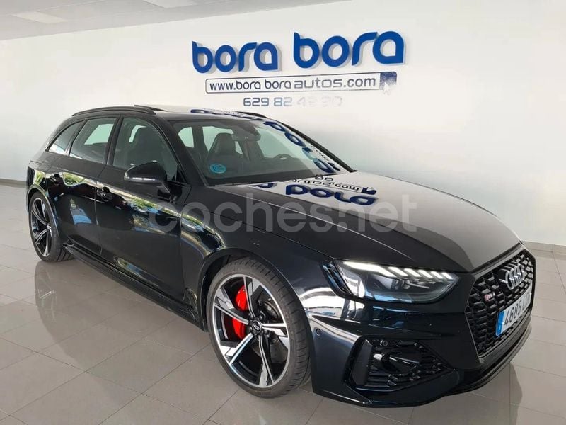 Usado Audi RS4 S-Line 450 CV (330 kW) 2020 Negro Familiar