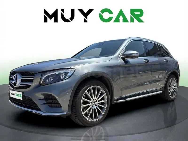 Usado Mercedes GLC250 204 CV (150 kW) 2018 Gris / plata SUV