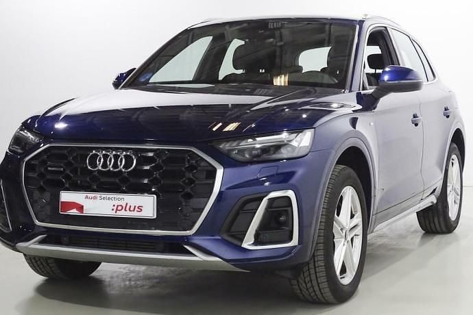 Azul Usado 2022 Audi Q5 S-Line SUV | 46.300 € (Precio justo) - Imagen 1/4