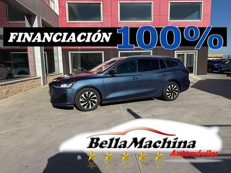 Azul Usado 2023 Ford Focus ST-Line X Familiar | 13.475 € (Precio justo) - Imagen 1/4