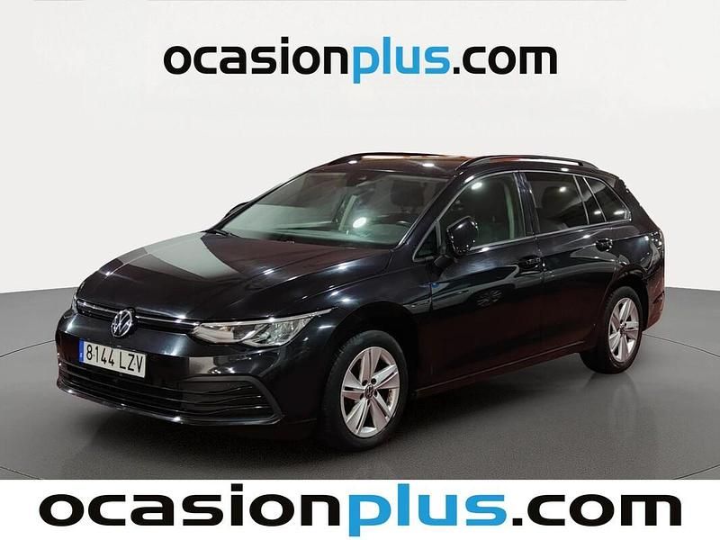Usado VW Golf VII Life 115 CV (84 kW) 2021 Negro Utilitario