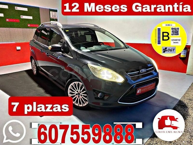 Usado Ford Grand C-Max Titanium 115 CV (84 kW) 2010 Gris / plata Monovolumen