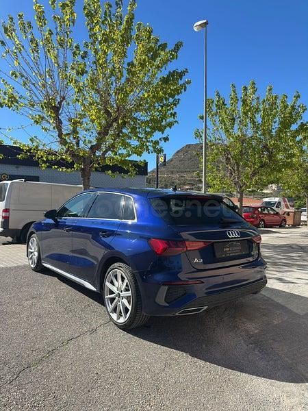 Usado Audi A3 S-Line 110 CV (80 kW) 2024 Azul Berlina