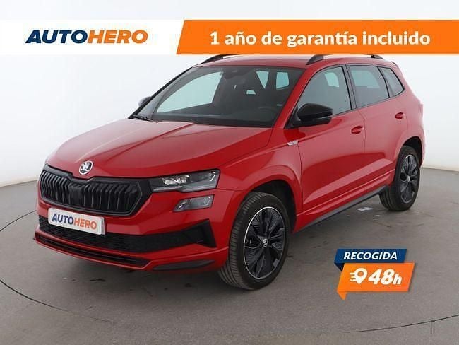 Rojo Usado 2022 Skoda Karoq SportLine SUV | 24.299 € (Buen precio) - Imagen 1/3