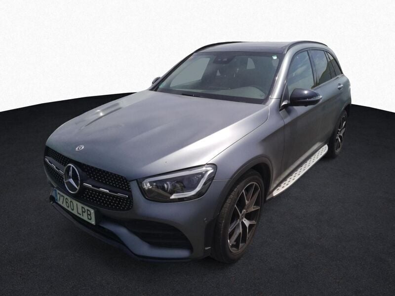 Gris Usado 2021 Mercedes GLC300 SUV | 45.300 € (Precio justo) - Imagen 1/4