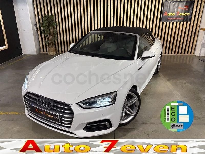 Usado Audi A5 Cabriolet S-Line 190 CV (139 kW) 2019 Blanco Descapotable