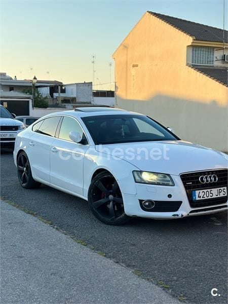 Blanco Usado 2010 Audi A5 Sportback Berlina | 7000 € (Buen precio) - Imagen 1/3