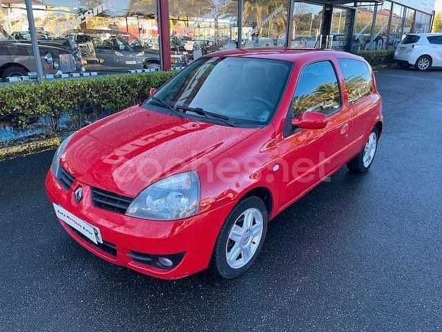 Rojo Usado 2007 Renault Clio II Authentique Berlina | 2500 € (Precio justo) - Imagen 1/4