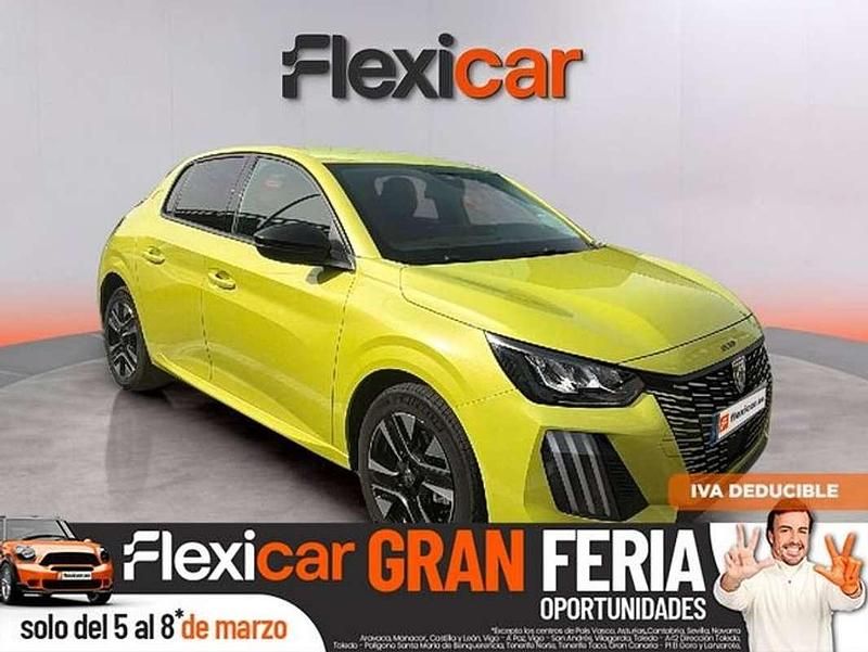 Usado Peugeot 208 Allure 110 CV (80 kW) 2025 Amarillo Utilitario
