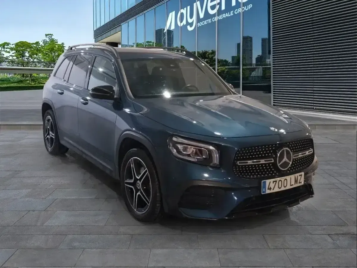 Usado Mercedes GLB200 150 CV (110 kW) 2021 Azul SUV