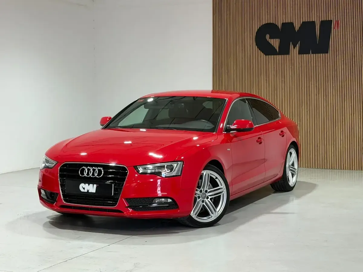 Usado Audi A5 Sportback S-Line 204 CV (150 kW) 2013 Rojo Utilitario