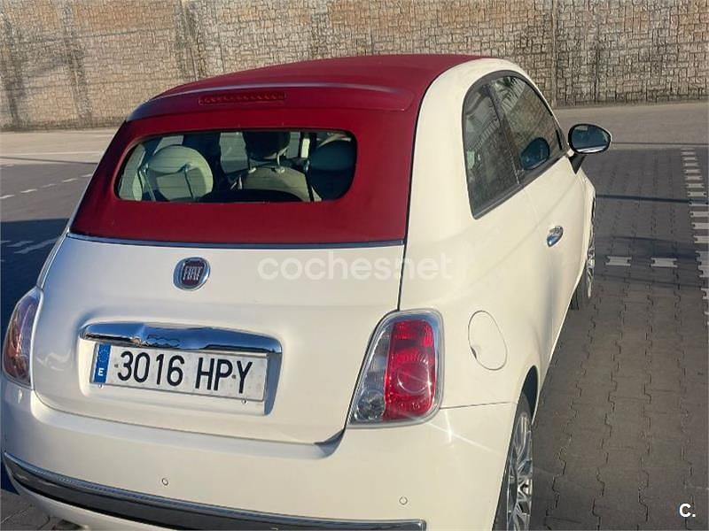 Usado Fiat 500C Lounge 69 CV (50 kW) 2013 Blanco Descapotable