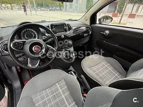 Usado Fiat 500 Mirror 69 CV (50 kW) 2017 Negro Berlina