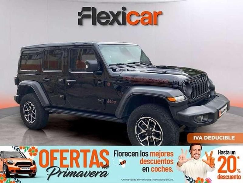 Usado Jeep Wrangler Unlimited Rubicon 268 CV (197 kW) 2024 Negro SUV