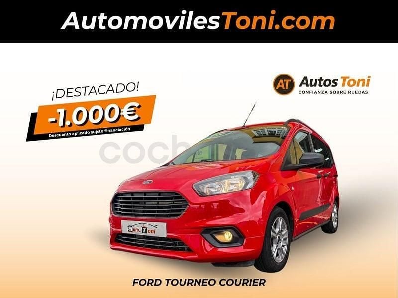 Rojo Usado 2019 Ford Tourneo Courier Trend Monovolumen | 11.490 € (Un poco caro) - Imagen 1/4
