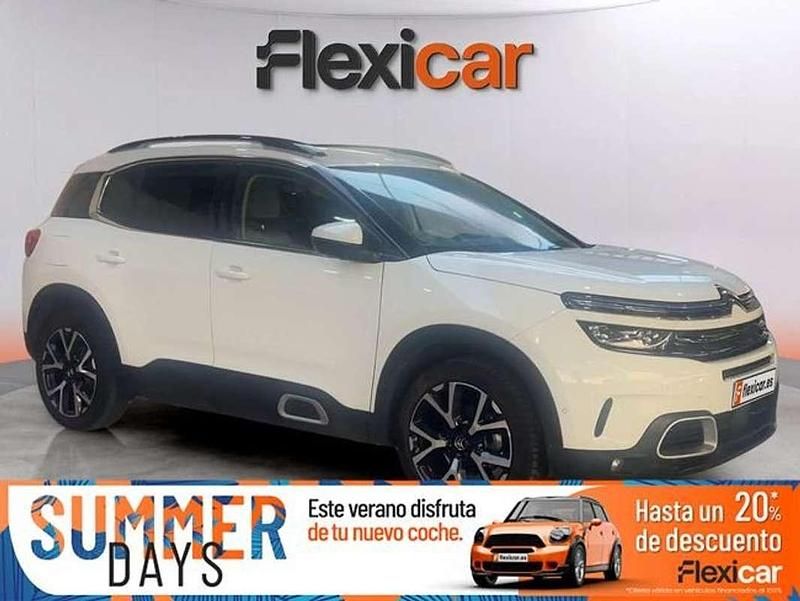 Blanco Usado 2020 Citroën C5 Aircross PureTech SUV | 18.790 € (Un poco caro) - Imagen 1/4