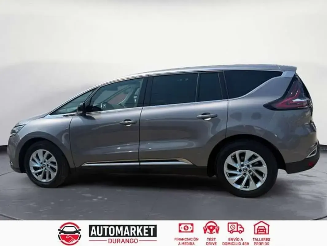 Usado Renault Espace Zen 160 CV (117 kW) 2016 Gris Monovolumen