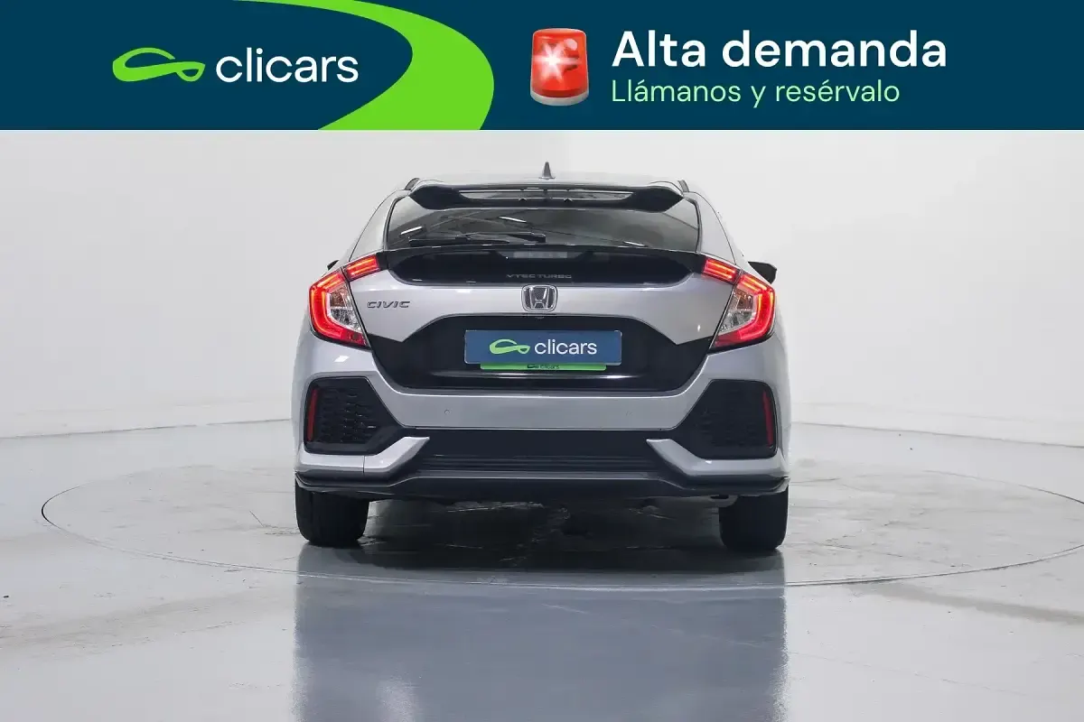 Usado Honda Civic Comfort 129 CV (94 kW) 2018 Gris Berlina