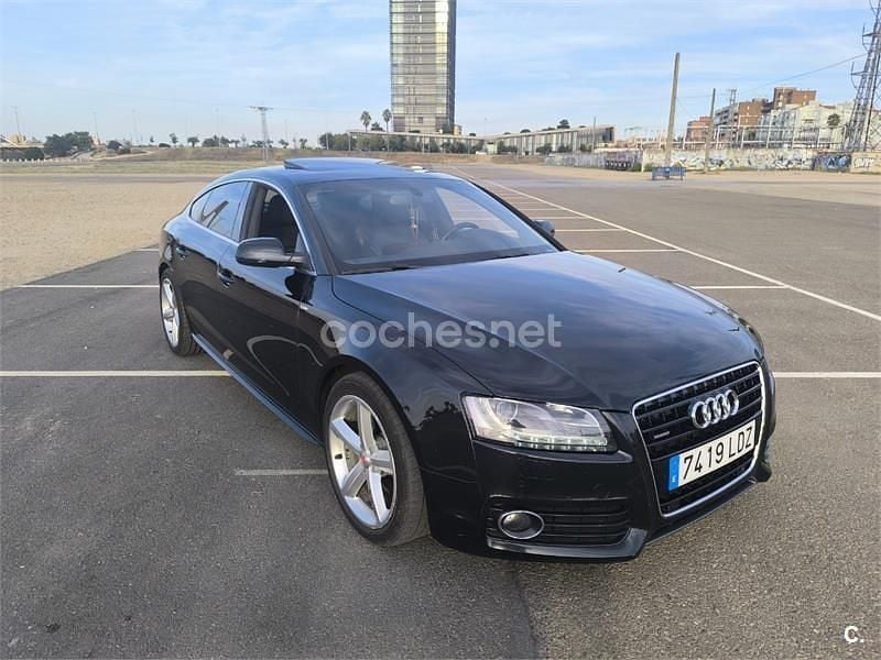 Usado Audi A5 Sportback 240 CV (176 kW) 2010 Negro Utilitario