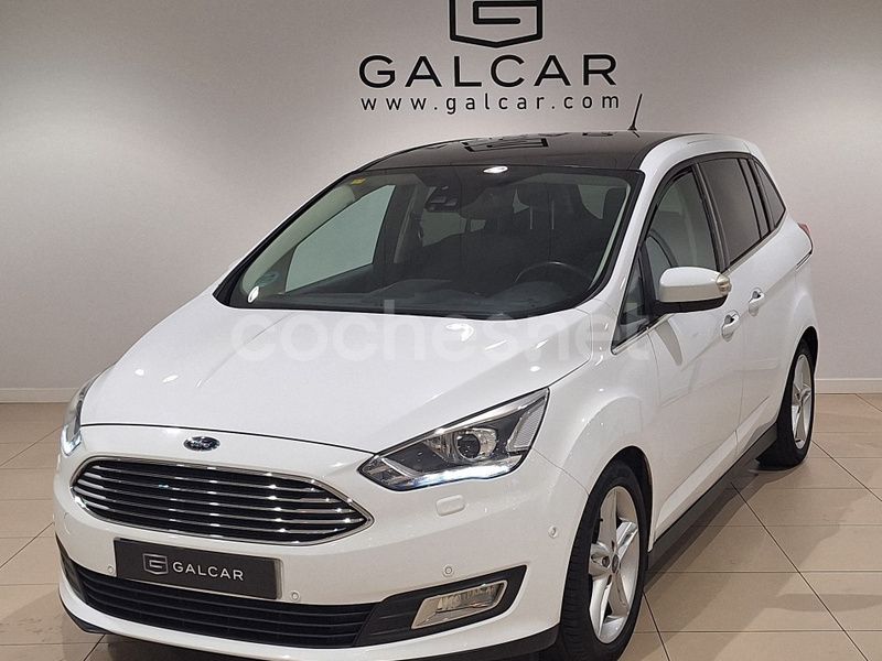 Blanco Usado 2018 Ford Grand C-Max Titanium Monovolumen | 14.900 € - Imagen 1/4