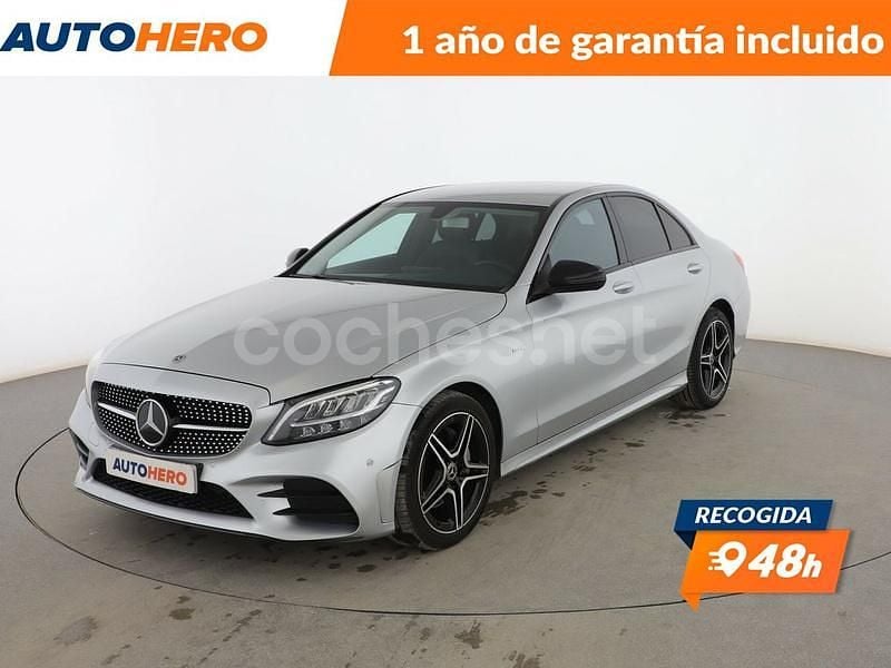 Gris Usado 2020 Mercedes C200 AMG line Berlina | 27.999 € (Precio justo) - Imagen 1/3