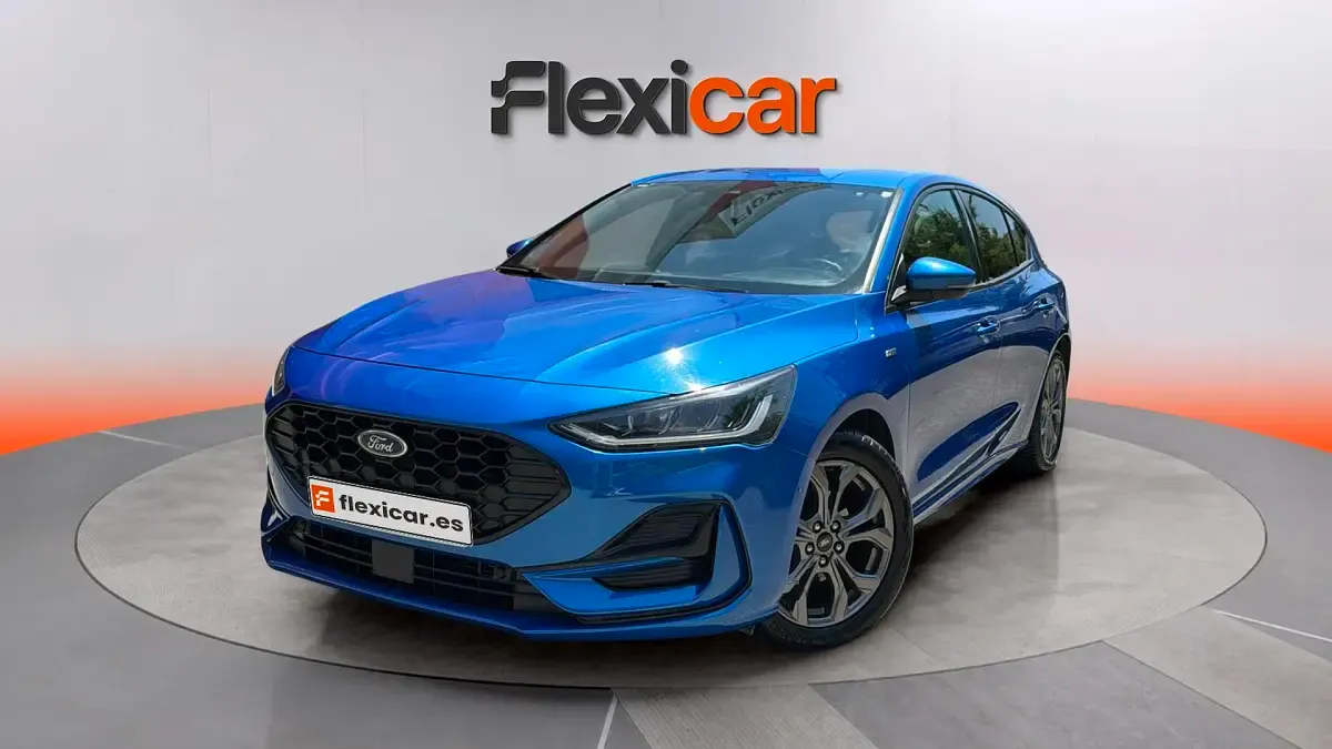 Usado Ford Focus ST-Line 125 CV (91 kW) 2022 Azul Berlina