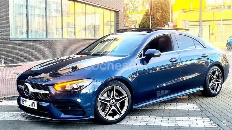 Usado Mercedes CLA200 150 CV (110 kW) 2020 Azul Berlina