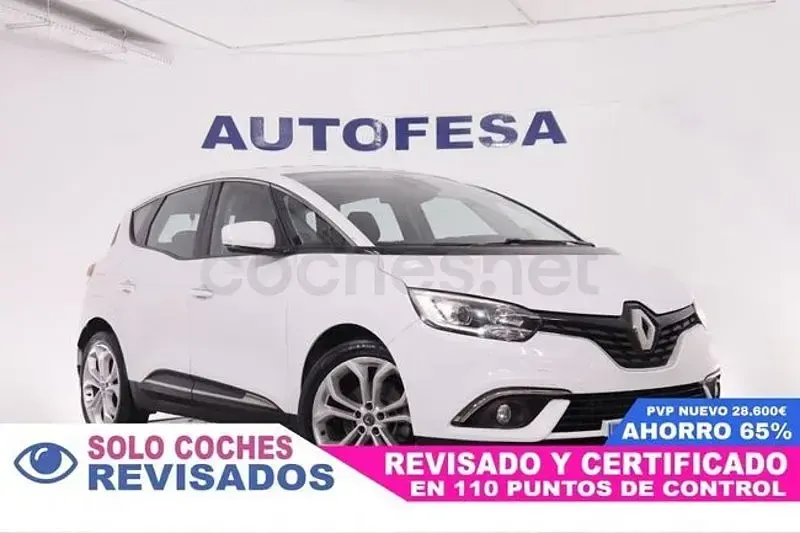 Usado Renault Scénic Zen 110 CV (80 kW) 2017 Blanco Monovolumen