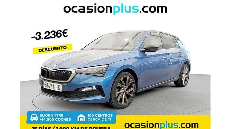 Azul Usado 2021 Skoda Scala Sport Utilitario | 16.682 € (Super precio) - Imagen 1/4