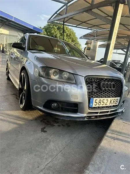 Usado Audi A3 S-Line 140 CV (102 kW) 2007 Gris / plata Utilitario