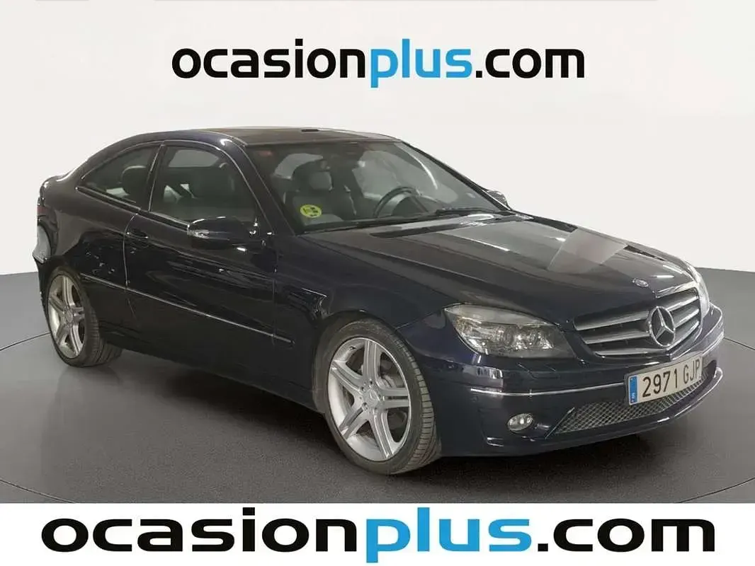 Usado Mercedes C220 150 CV (110 kW) 2008 Azul Coupe