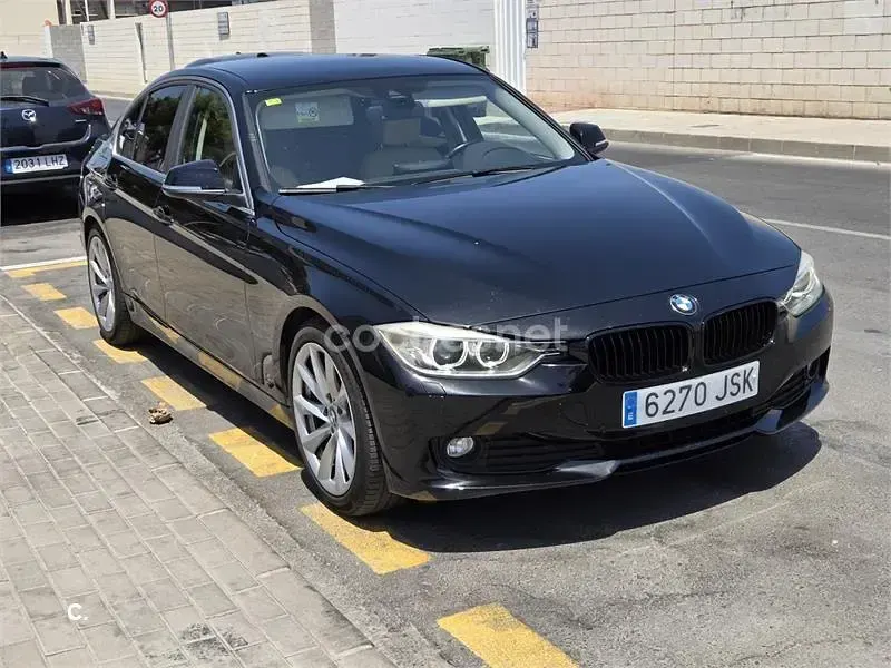 Usado BMW 320 Efficient Dynamics 163 CV (119 kW) 2014 Negro Berlina